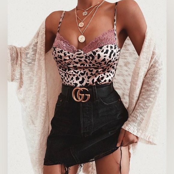 Motel Rocks Tops - Motel Rocks Animal print Bodysuit. NWT. Size Small.